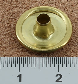 Bouton pression calotte Ø 15.4 mm