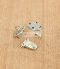 FERMOIR TUCK 15 x 21 mm (10mm) Nickelé 10 mm