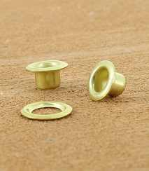 OEILLET ROULE LAITON VERNIS Rondelle Laiton Laiton Vernis