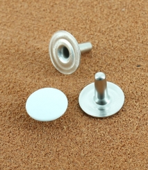 RIVET SIMPLE LAITON VERNIS BLANC Ø 10.7 mm 12.4 mm | Laiton nickel free