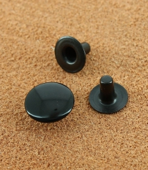 RIVET SIMPLE LAITON VERNIS NOIR Ø 10.7 mm 6.5 mm | Laiton bronze noir