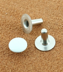 RIVET SIMPLE LAITON VERNIS BLANC Ø 8.2 mm 9.1 mm | Laiton nickel free