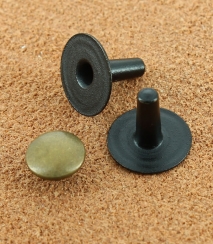 RIVET SIMPLE LAITON VIEUX BRONZE Ø 8.2 mm 12.4 mm