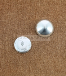 Bouton à recouvrir hussard en Aluminium Culot anneau | Ø 28 mm