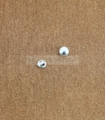 Bouton à recouvrir hussard en Aluminium Culot tunnel | Ø 10 mm