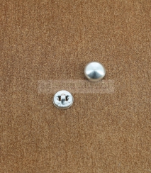 Bouton à recouvrir hussard en Aluminium Culot tunnel | Ø 14 mm