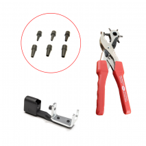 KIT PINCE REVOLVER EMPORTE PIECE CUIR 