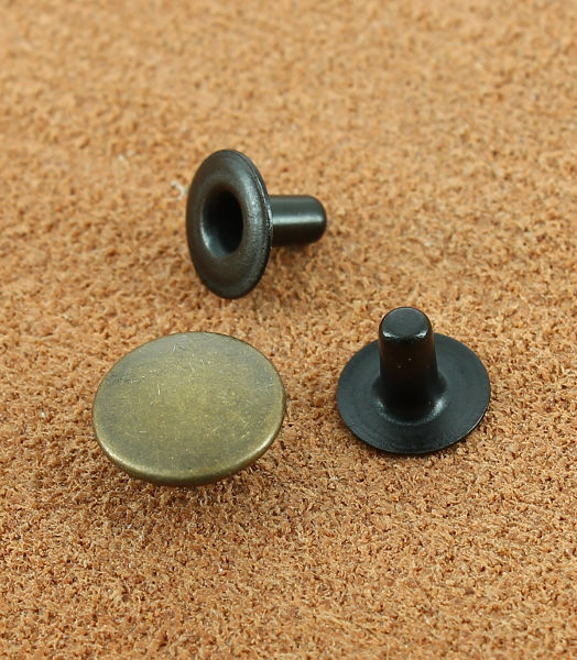 RIVET SIMPLE LAITON VIEUX BRONZE Ø 10.7 mm 6.5 mm