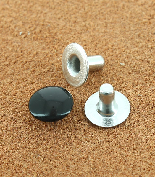 RIVET SIMPLE LAITON VERNIS NOIR Ø 8.2 mm 6.5 mm | Laiton nickel free