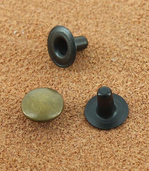 RIVET SIMPLE LAITON VIEUX BRONZE Ø 8.2 mm 6.5 mm