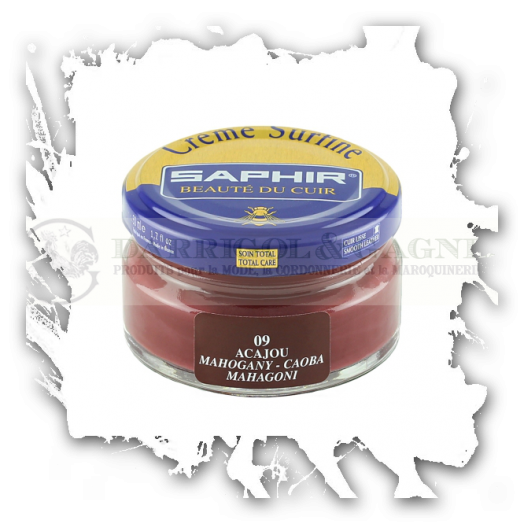 Pommadier SAPHIR ACAJOU 09 pot de 50ml 