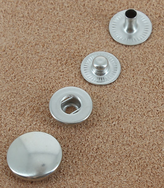 Boutons Pression à Ressort En S En Laiton - Lot De 50 Pièces - Diamètre 10 Mm - Couleur Argent - Pour Vêtements, Cuir, Accessoires