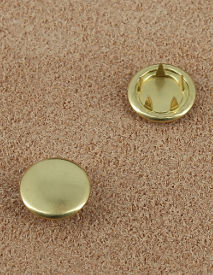 BOUTON PRESSION LAITON VERNIS 10 mm 