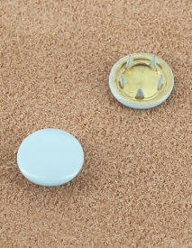 BOUTON PRESSION LAITON VERNIS NUBE 25 - 10 mm 