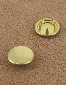 BOUTON PRESSION LAITON VERNIS 12 mm 