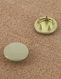 BOUTON PRESSION LAITON VERNIS TAN 40 - 12 mm 