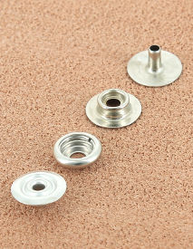 BOUTON PRESSION LAITON NICKEL FREE invisible 11.5 mm 