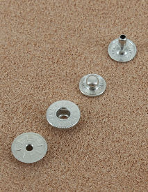 BOUTON PRESSION LAITON NICKEL FREE 9 mm Laiton Bronze Noir