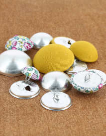 Bouton à recouvrir hussard en Aluminium 