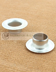 OEILLET BACHE LAITON NICKELE Ø 12.1 mm 