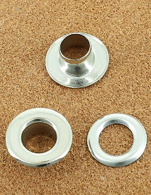 OEILLET PLAT LAITON NICKELE 