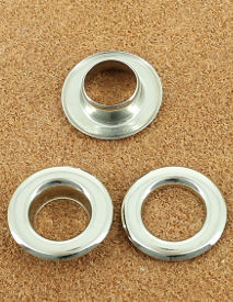 OEILLET PLAT LAITON NICKELE 