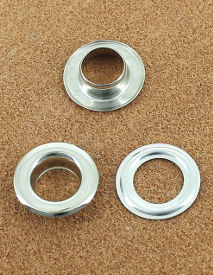 OEILLET PLAT LAITON NICKELE 