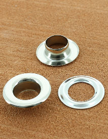 OEILLET PLAT LAITON NICKELE 