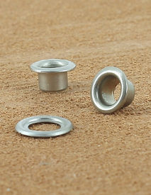 OEILLET ROULE LAITON NICKEL MAT 