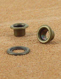 OEILLET ROULE LAITON VIEUX BRONZE 