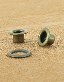 OEILLET ROULE LAITON VIEUX BRONZE 