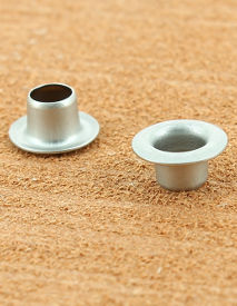 OEILLET ROULE LAITON NICKEL MAT 