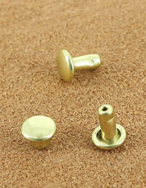 RIVET DOUBLE LAITON VERNIS Ø 5.8 mm 