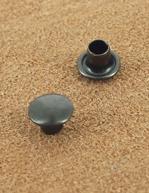 RIVET DOUBLE LAITON BRONZE NOIR Ø 6.8 mm 