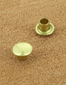 RIVET DOUBLE LAITON VERNIS Ø 6.8 mm 