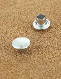 RIVET DOUBLE LAITON NICKEL FREE Ø 6.8 mm 