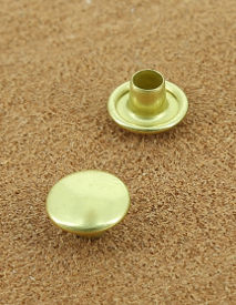 RIVET DOUBLE LAITON VERNIS Ø 8.2 mm 