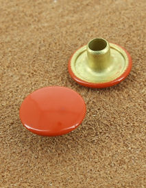 RIVET SIMPLE LAITON VERNIS ROUGE 12 Ø 10.7 mm 