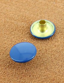 RIVET SIMPLE LAITON VERNIS BLEU 2442 Ø 13 mm 
