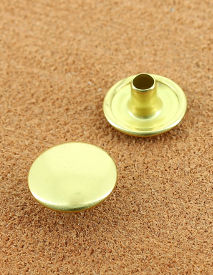 RIVET SIMPLE LAITON VERNIS Ø 13 mm 