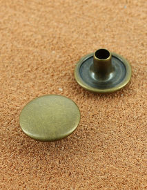 RIVET SIMPLE LAITON VIEUX BRONZE Ø 13 mm 