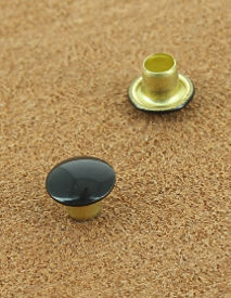 RIVET SIMPLE LAITON VERNIS NOIR Ø 6.8 mm 