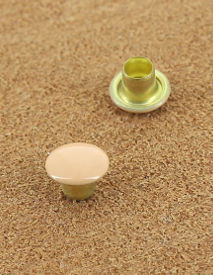 RIVET SIMPLE LAITON VERNIS SAUMON Ø 6.8 mm 