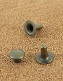 RIVET SIMPLE LAITON VIEUX BRONZE Ø 5.8 mm 