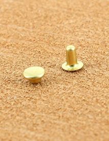 RIVET SIMPLE LAITON VERNIS Ø 4.8 mm 