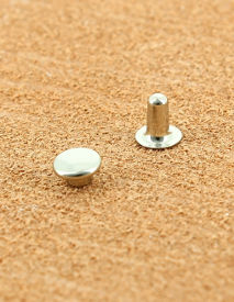 RIVET SIMPLE LAITON NICKEL Ø 4.8 mm 