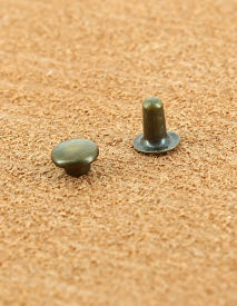 RIVET SIMPLE LAITON VIEUX BRONZE Ø 4.8 mm 