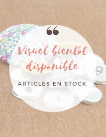 Bouton à recouvrir bombé en Aluminium 