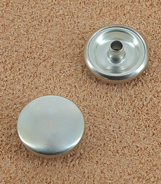 bouton pression métal nickel couleur laiton bronze foncé diamètre 12 mm  ensemble de 4 pièces par bouton