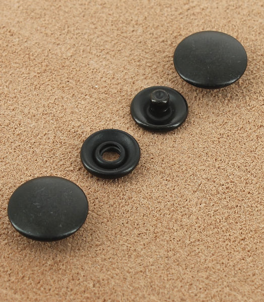 Kit Boutons Pression Métal 15mm - 10 Noirs + 10 Bronzés + Outil - Marque GARIP - Neuf